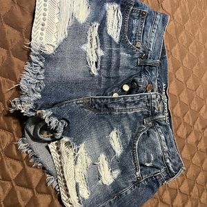 Ladies American Eagle Jean Shorts Size 6